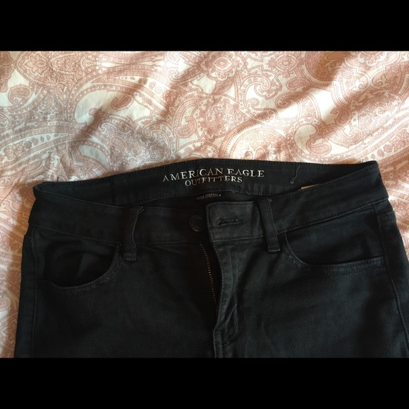 American Eagle Black Skinny Jeans - Picture 2 of 3